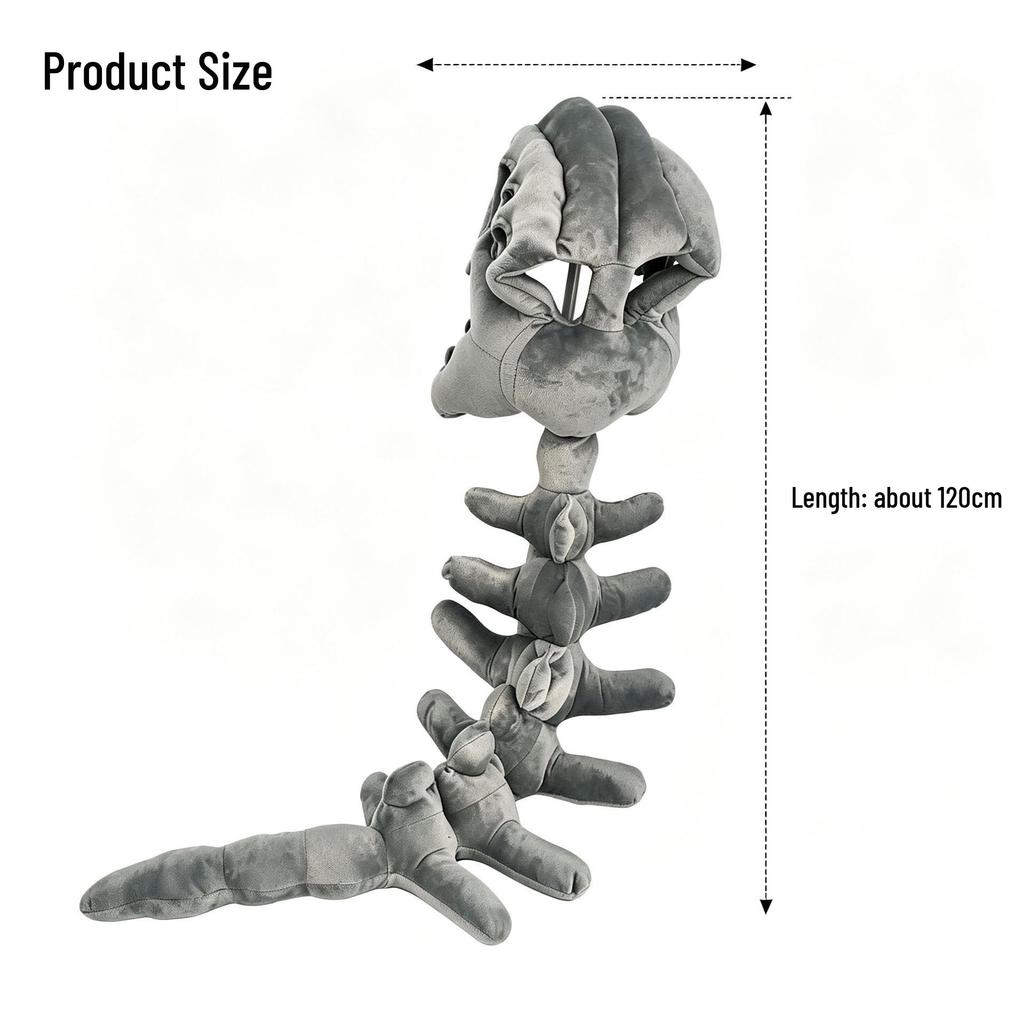 Dinosaur Skeleton Plush Hat: Funny Costume for Children & Adults