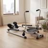 Foldable Hydraulic Rowing Machine Foot Straps Rower Full-Body Fitness