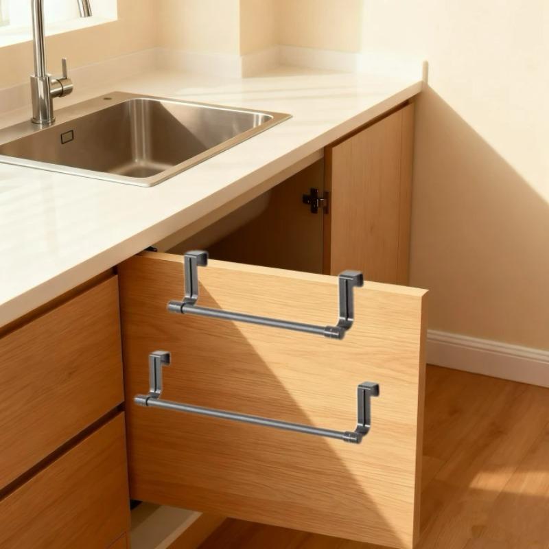 Keuken Enkele Paal Handdoekrek, Huishoudelijke Kastdeur Handdoek Ophangstang, Multifunctioneel Handdoek, Afwasglove Opbergrek