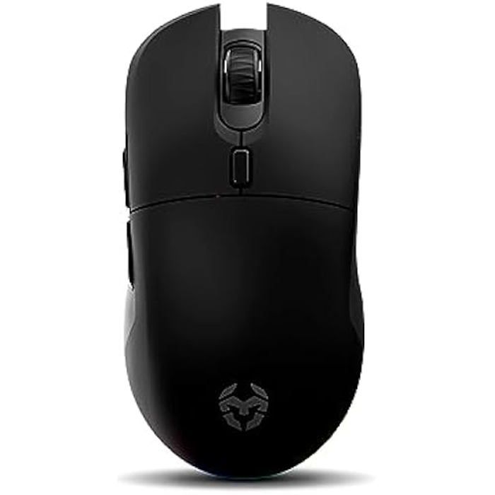 KROM KOMET - Souris De Jeu Sans Fil RGB, Capteur Optique De Précision Pixart PMW 3212, 8 Boutons, 5 Niveaux DPI Jusqu'à 2400,