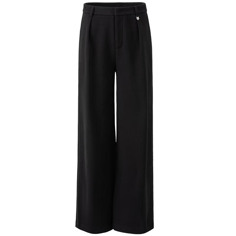 GIOVANNI VALENTINO Women's Spring Autumn Knit Straight-Leg Casual Pants