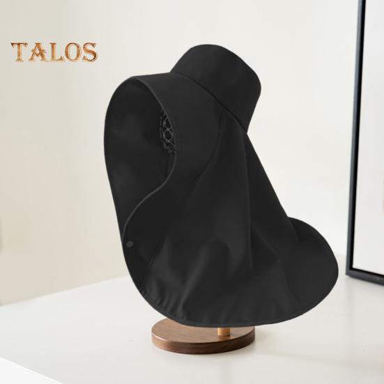 Women Sun Protection Hat Wide Brim Shawl Sun Hat with Neck Flap Outdoor Fishing Visor Hat Summer Beach Buckle Hat for Hiking