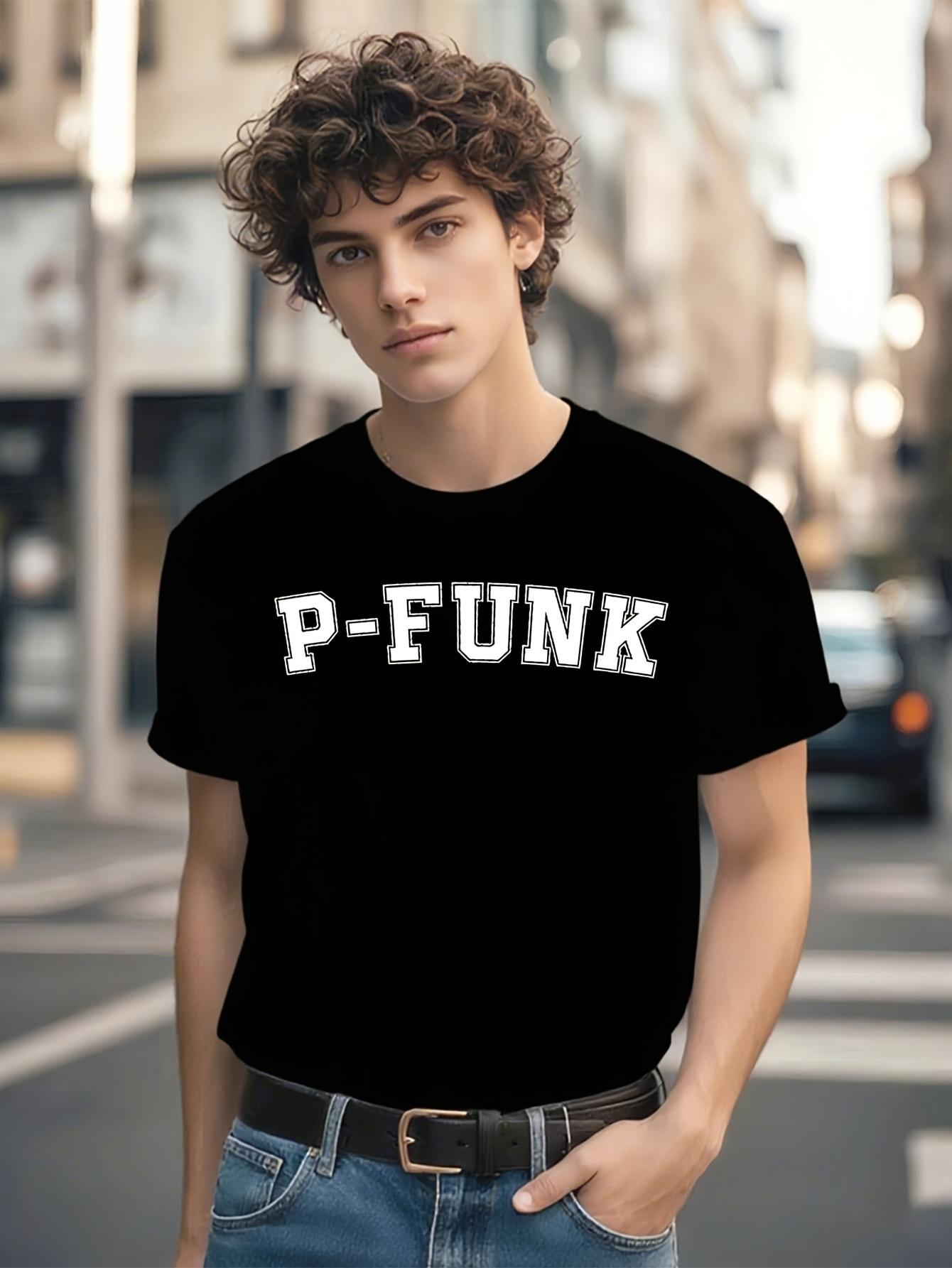 Heavyweight Cotton T-shirt - Bold P-Funk Graphic Tee M