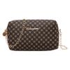 Lis fashionable retro polka dot printed small square bag, small and simple chain, mobile phone bag, messenger women's bag.