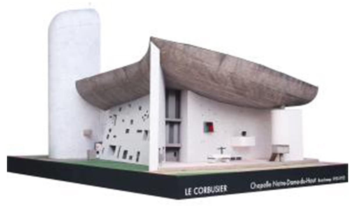 

3D Сборная модель Бумажное ремесло Мировые исторические здания (Часовня Роншан)