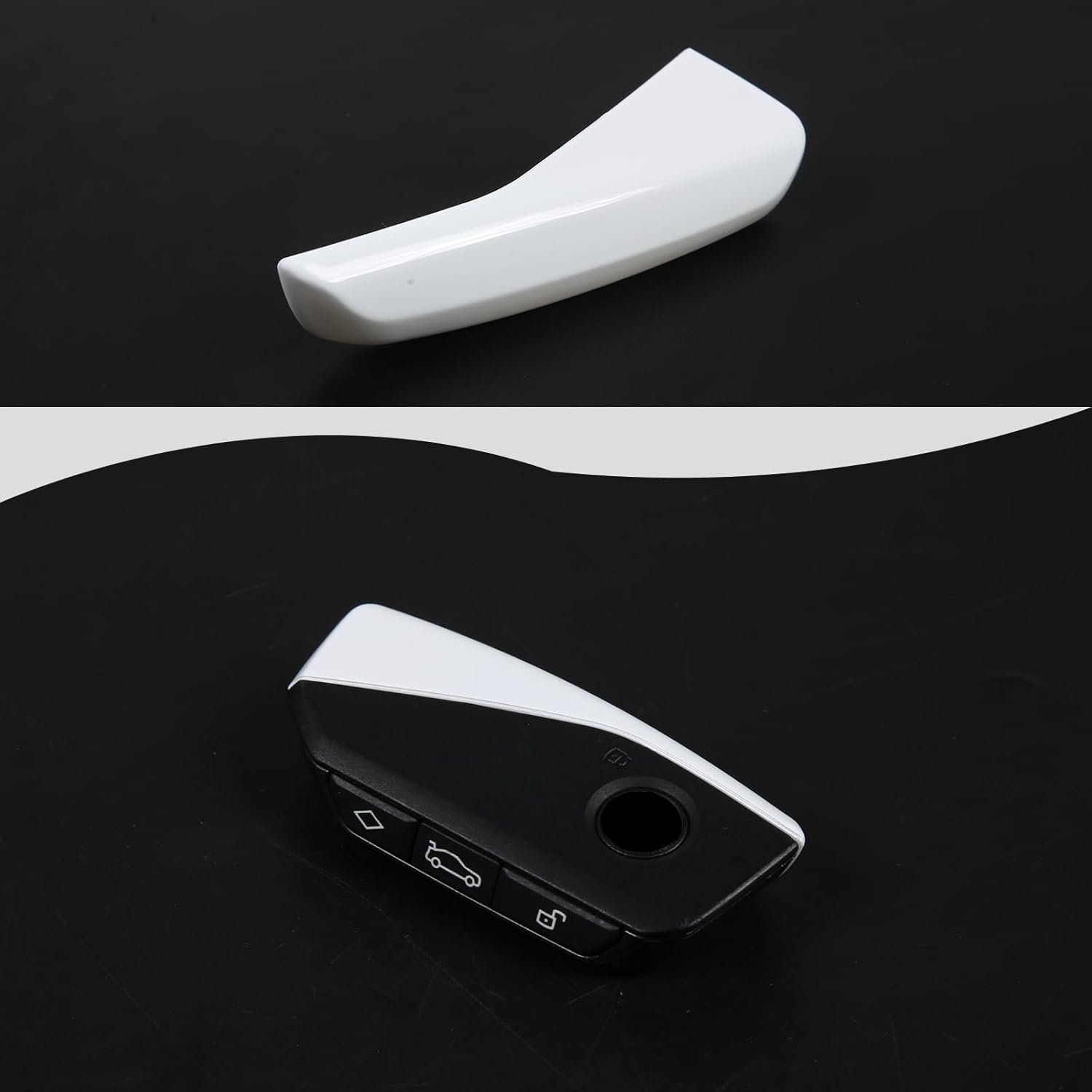 

Car Replacement Key Fob Case Compatible for BMW X5 X6 2024 2025 / 2 3 5 7 X1 X7 iX i7 XM 2023 2024 2025 ABS Plastic BMW Key Side Strip Replacement белый