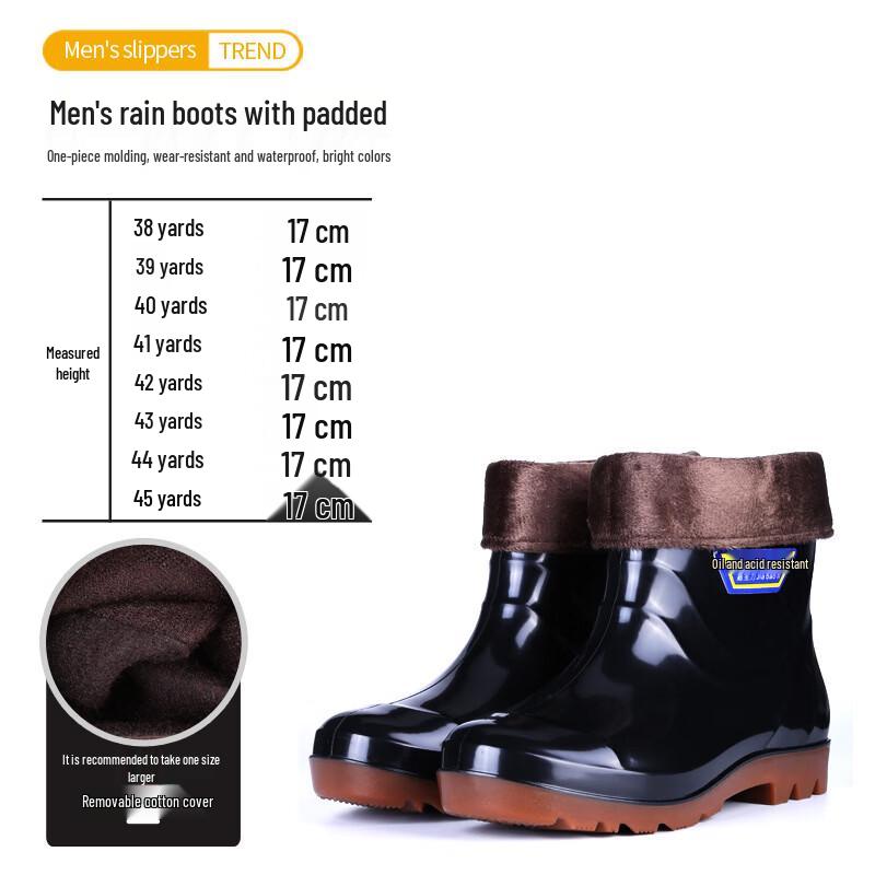 SPACEXPERT Men s Waterproof Work Rain Boots