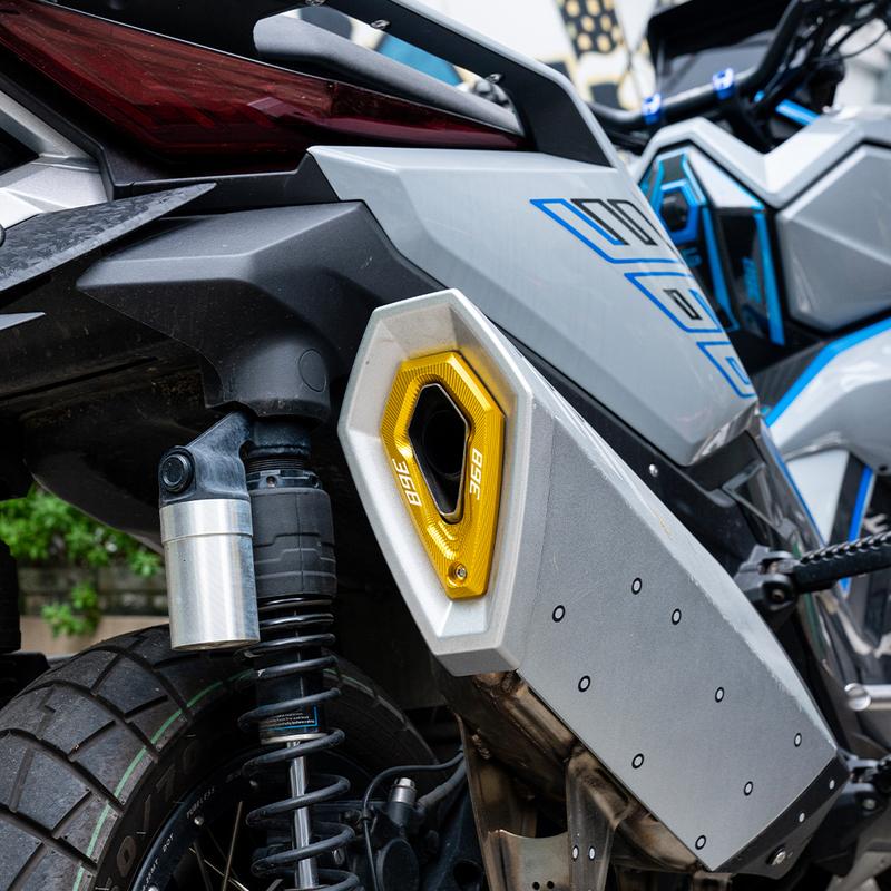 For ZONTES 368G 501G 368E 368D 368K 368M  368 G D E M K 2025 2026 Motor CNC Exhaust Pipe Tail Trim Protection Decorative Cover