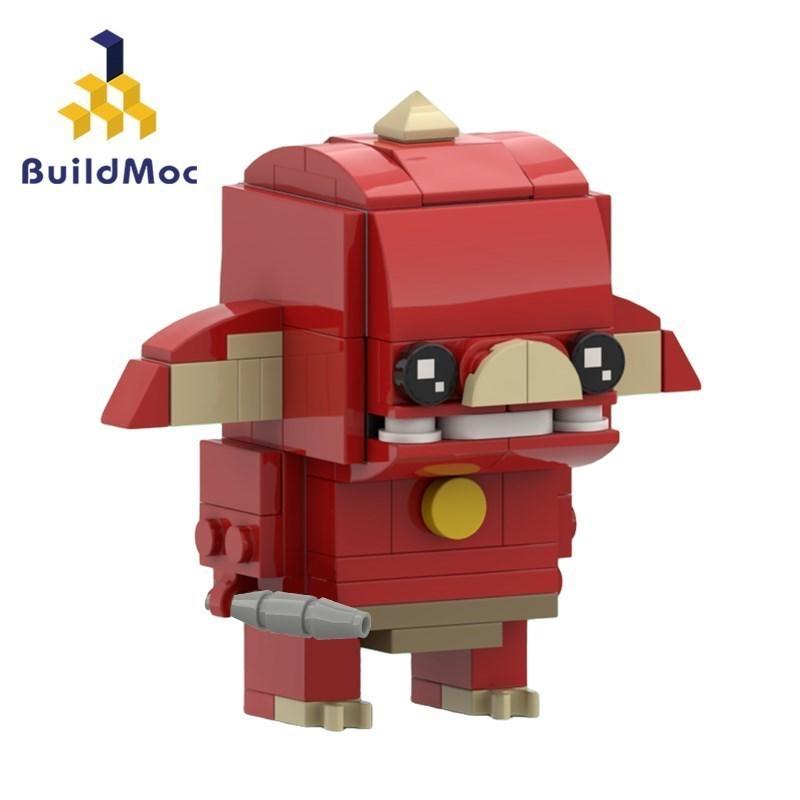 Buildmoc Wild Breath Link Skull Kid Kass Lynel Chest Vaatis Urbosas Figures Building Blocks Toys for Children Gifts