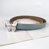 Leather Ladies Belt Butterfly Women'S Cowhide Belt With Casual Jeans Belt