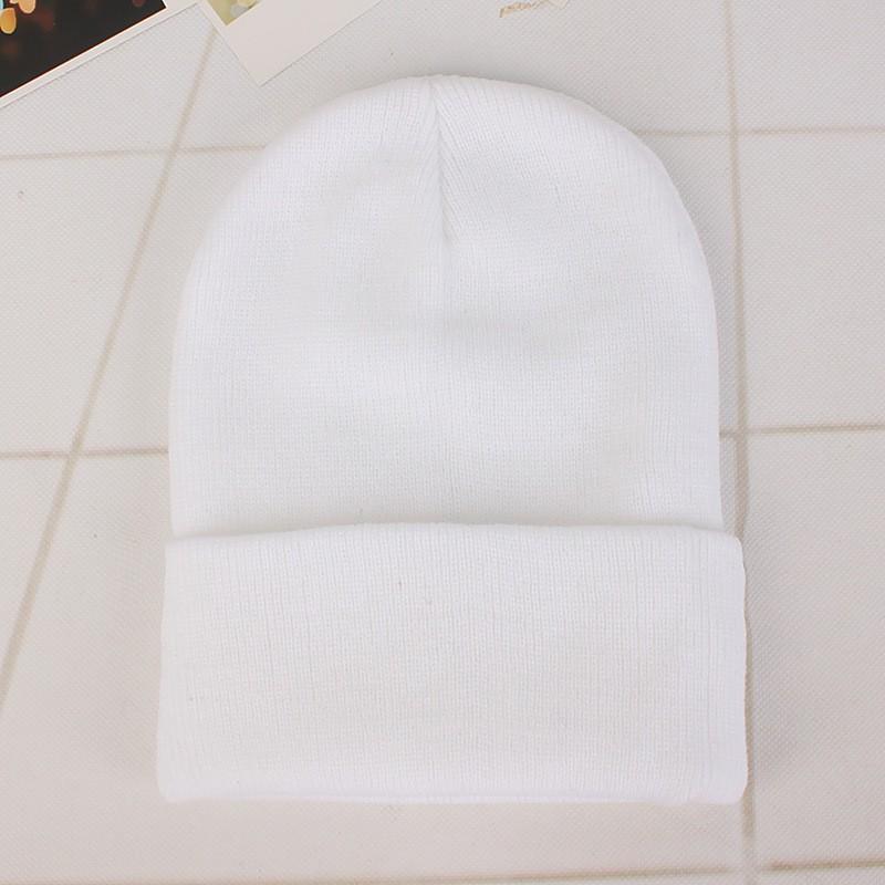 Unisex Warm Winter Beanie Hat, Stretch Knitted Solid Color Cap, Casual Soft Hat for Men and Women, Autumn Winter Cold Weather Headwear