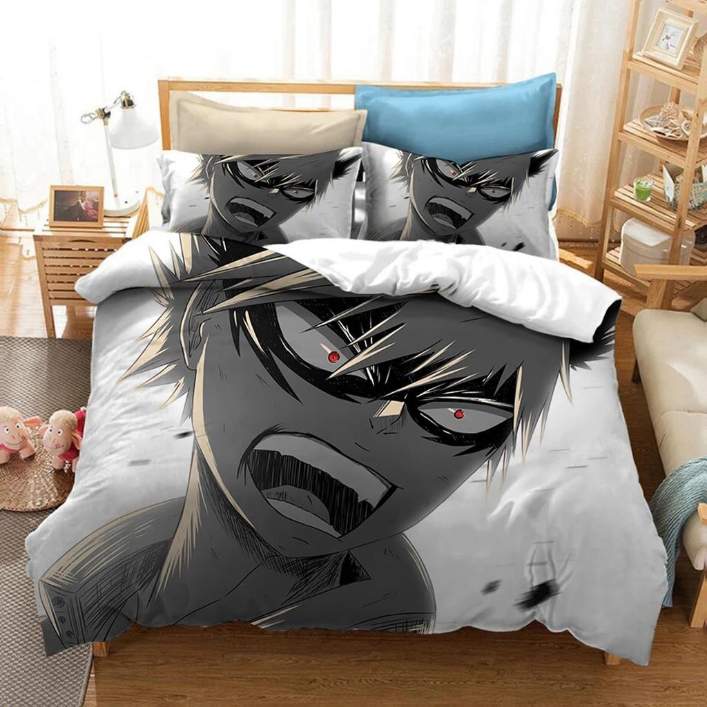 Anime My Hero Academia Bedding Set Boys Girls Twin Queen Size Duvet Cover Pillowcase Bed Kids Adult Fashion Homes Textileextile