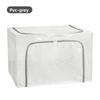 Transparent Storage Box Foldable Large Capacity Clothes Organizer For Bedroom And Closet