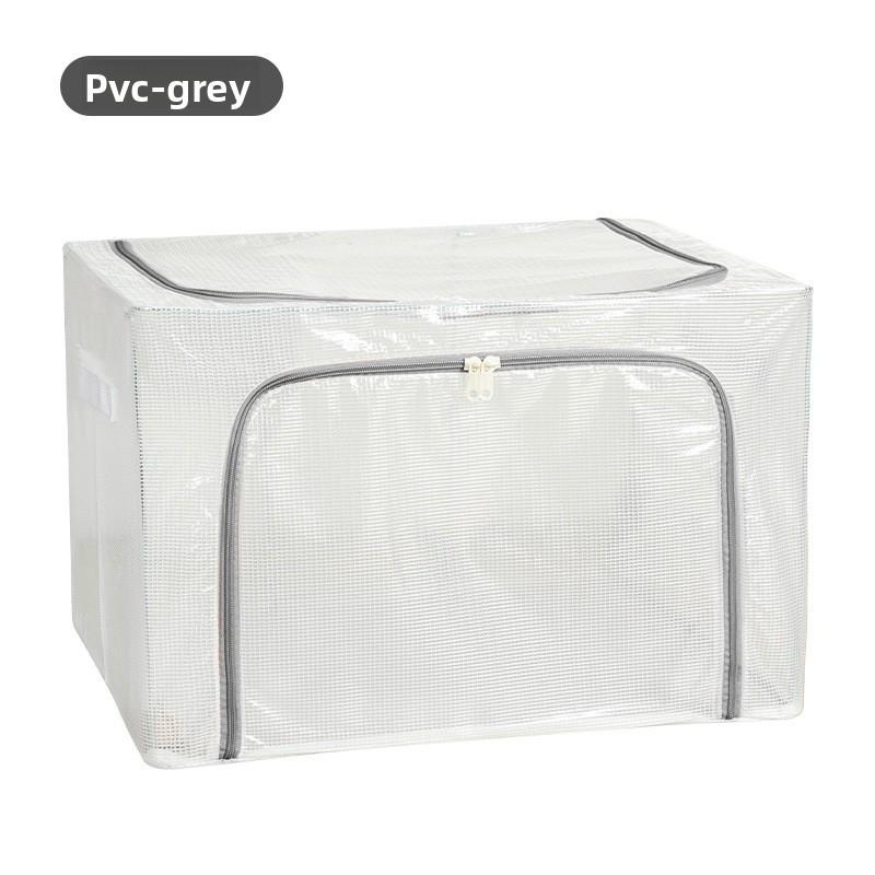 Transparent Storage Box Foldable Large Capacity Clothes Organizer For Bedroom And Closet