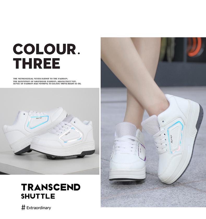 Pattini a Ruote Doppie Staccabili - Pattinaggio di Velocità Aggressivo per Bambini e Adulti