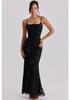 2026 Abito Elegante con Lacci e Schiena Scoperta Slim-fit da Donna