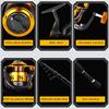 Fishing Rods and Reels Combos Set 1.8-2.4MTelescopic Fishing Rod with 13+1BB Spinning Reel for Carp Bass Saltwater Freshwater Fishing