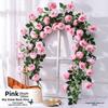 1.8m Hanging Flowers Rattan 10 Colors Fake Plants Leaves  Home Decoration