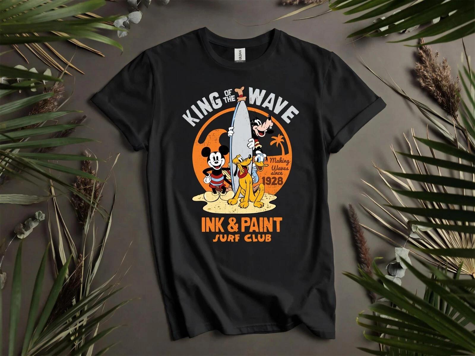 Mickey King Of The Wave T-shirt T shirt Men Women Unisex Tshirt L181 XXXXL