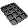 Loaf Baking Pans 12 Cavity Brownie Baking Pan Carbon Steel Muffin Bakeware Cupcake Bread Divider Mold