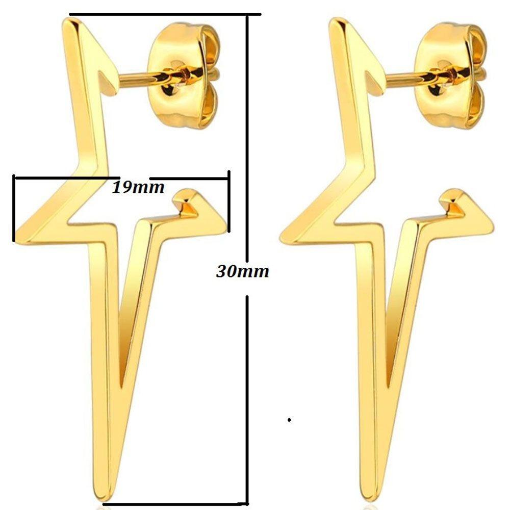Stainless Steel Earrings Gothic Ear Studs Fashion Stud Earrings  Girl