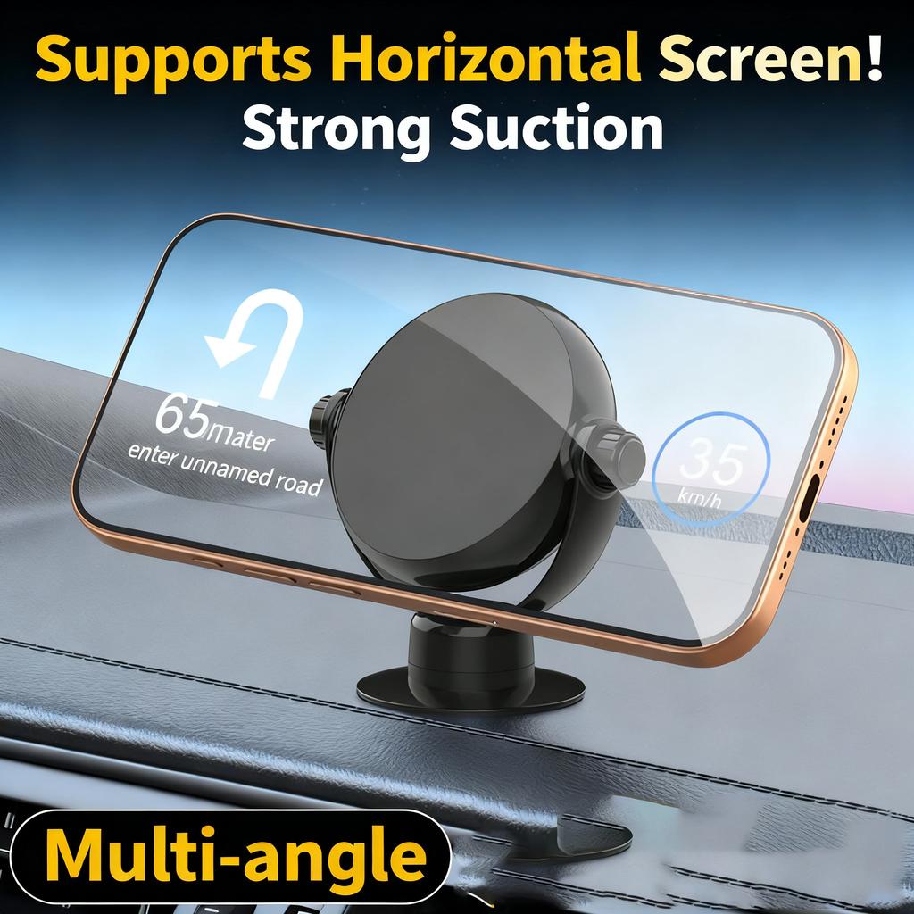 Magnetic 360° Car Phone Holder Mount Dashboard Smartphone Mobile Stand Bracket Cell GPS Support in Car For Most Mobile Phones