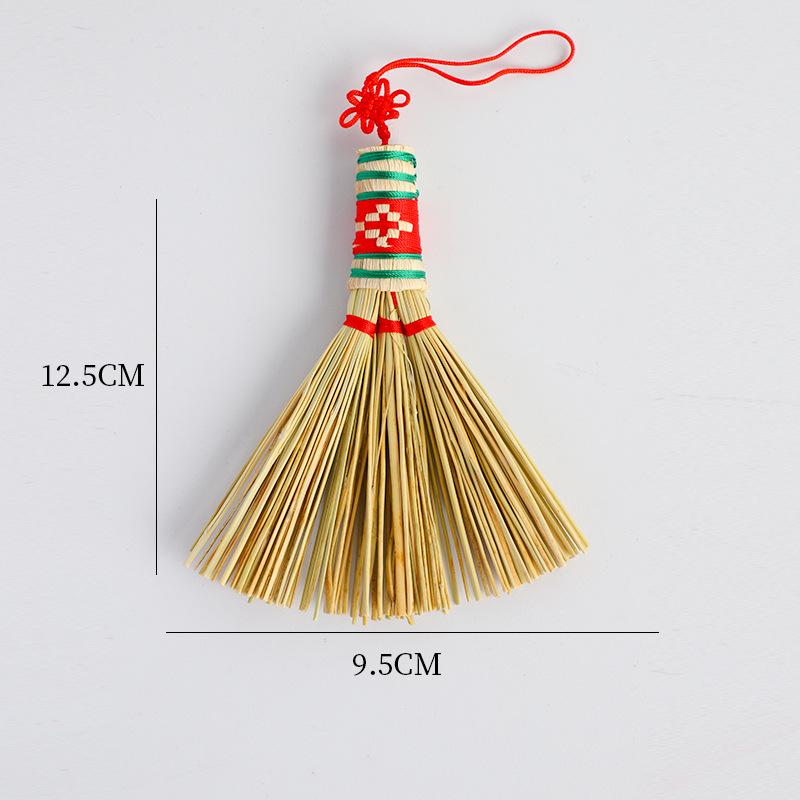 2026 Auspicious Flower Bouquet Broom Ornament for Chinese New Year DIY Decoration