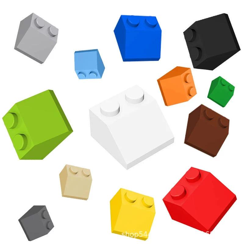 Non-Toxic 10Pcs 3039 Inclined Brick 2X2 Building Blocks Moc Color Spare Parts Compatible With Diy Children'S Toy Assembly