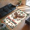 American Patriotic Theme Crystal Velvet Rug Personalized Custom Name Text Soft Floor Mat Home Decor