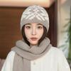 2025 Season Knitted Headgear Women's Versatile Fashion Warm Cold Hat Cold and Windproof Wool Hat