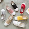 Canvas shoes spring lightweight soft-soled driving one-pedal cloth shoes
