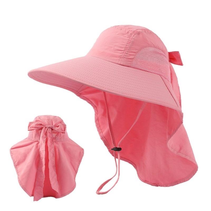 Unisex Fisherman Hat Neck Flap Bucket Hat For Girls Versatile Fashion Neck Flap Hat Bucket Hat Multiple Color