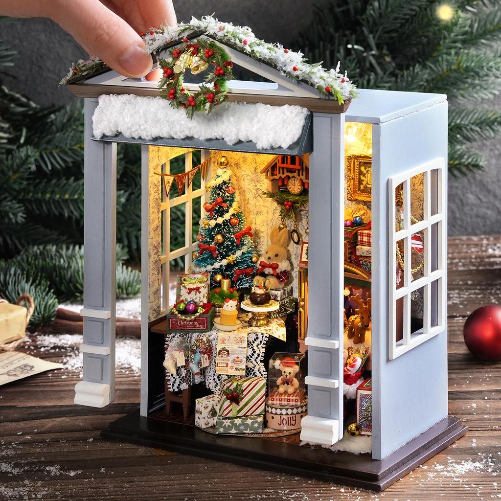DIY 3D Smart Toy House: Handmade Model Cabin Ornament