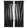 Zebra Svartvita Ränder Närbild Chiffong Skira Gardiner för Vardagsrum Sovrum Dekor Fönster Voile Tyllgardin Draperier