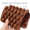 55 Cavity Mini Coffee Beans Chocolate Silicone Mould Sugar Craft Fondant Candy Mold Cake Decorating Baking Pastry Tools Hot Sale