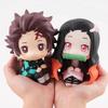 Demon Slayer Rukappu Kamado Tanjiro Kamado Nezuko Set Anime Mini Kamado Tanjiro Figurka 10cm Q Verze Anime Figurka Figurka, Soška, [Použité]