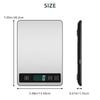 Stainless Steel Digital Kitchen Scale 5kg 10kg 15kg With Lcd Display, High Precision Electronic Scale For Cooking Baking Jewelry Weighing