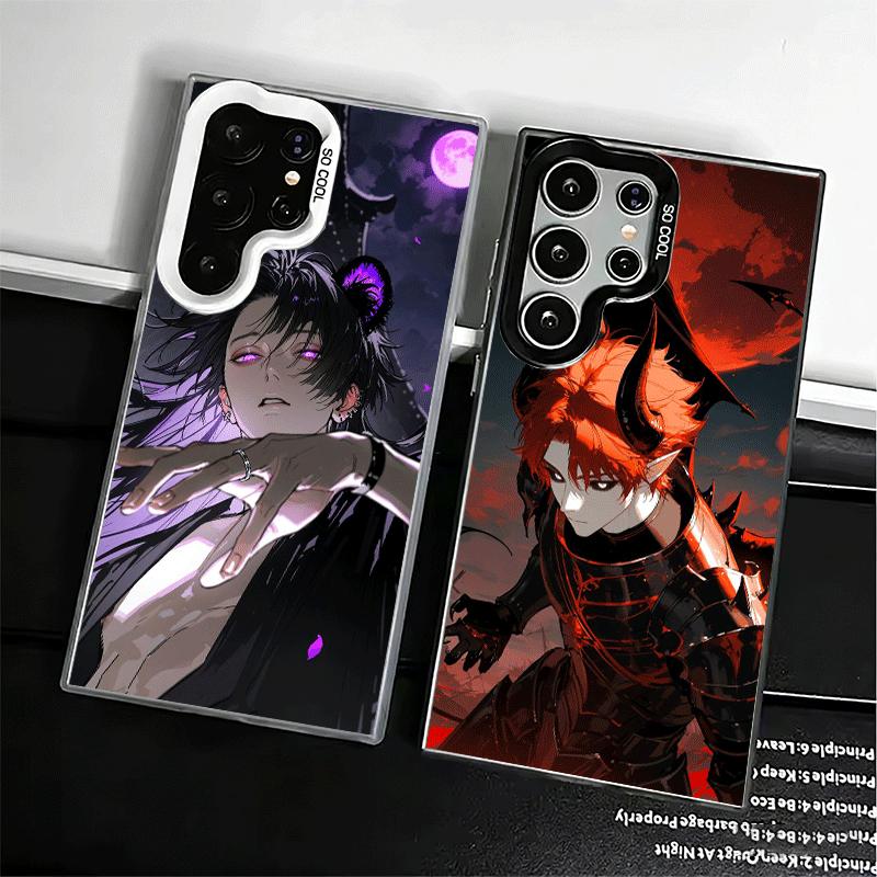 Devil Bad Boy Anime Style Soft Phone Case for Samsung Galaxy S24 S25 FE S26 Edge S23 Ultra S22 Plus S21 + Shockproof Cover Back