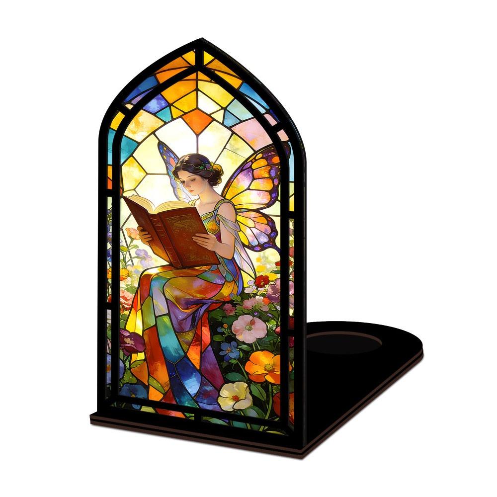Gothic Arch Design Book Nook Acrylic Light-transmitting Table Setting  Tabletop Display