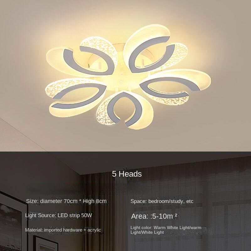 LED Living Room Ceiling Lamp Bedroom White Restaurant Hotel Villa Creative Lamp Ceiling Light