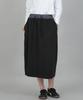 SAINTCREW Warm Brushed H-Line Long Skirt Hwl-1312 Light Indigo Black