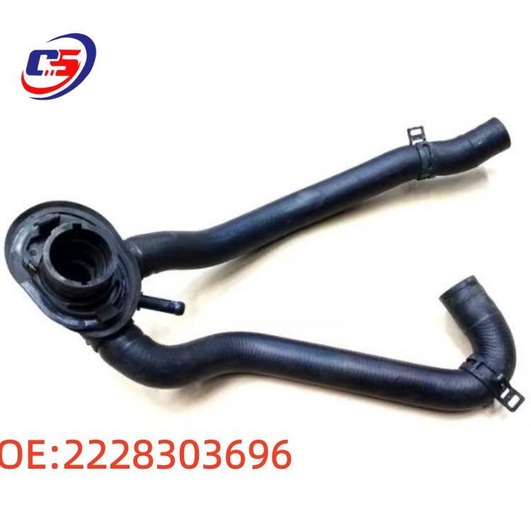Mercedes Compatible Rubber & Plastic Assembly Hose: Ventilation, Air, Exhaust, Coolant (Part Number 2228303696)