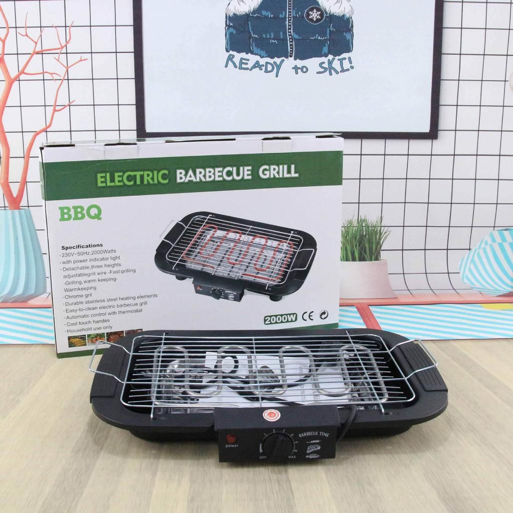European Standard Smokeless Electric Portable Barbecue Grill for Outdoor and Household Use - Ideal Activity Gift
