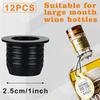 Good-12 Pack Liquor Pour Spout Adapters, Pour Spouts For Large Neck Liquor Bottles, For Alcohol Olive Oil Up To 25 Mm Neck