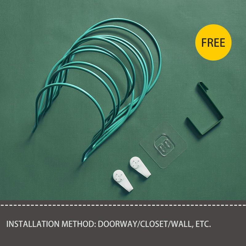 5PCS Hanging Hat Storage Rack Hanger Hook Storage Artifact Door Home Wall Hanging Rack Hat Rack Door Back Shelf Support Bathroom Towel Rack