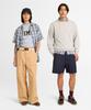 TIMBERLAND [Tokyo Design Collective] Yarn-Dyed Plaid Short Sleeve Shirt - Dark Denim / 0Yh3R-288