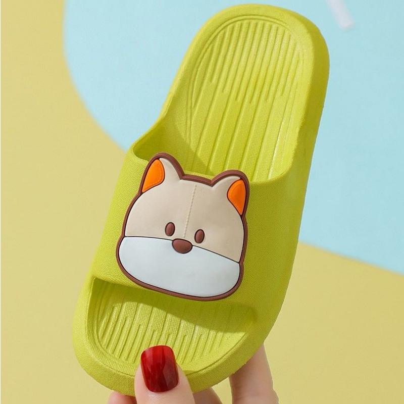 Kinder Sommer Indoor rutschfeste Hausschuhe Männer und Mädchen Cartoon Hund Home Soft Bottom Sandalen