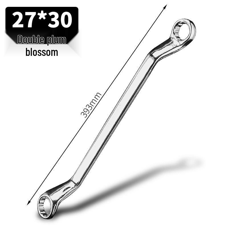 Plum Blossom Dual-Use Double-Head Wrench and Socket Set for Auto Repair