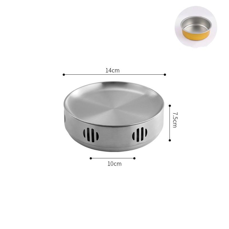 

Корейская решетка для гриля барбекю из нержавеющей стали 304, тарелка для жарки мяса, поднос для сухого горшка, посуда для бара и ресторана, 1 шт.