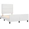 VidaXL Bed Frames with Headboard, Upholstered Bed, Double Bed, Adult Bedroom Interior Bed, Modern, White 3270555
